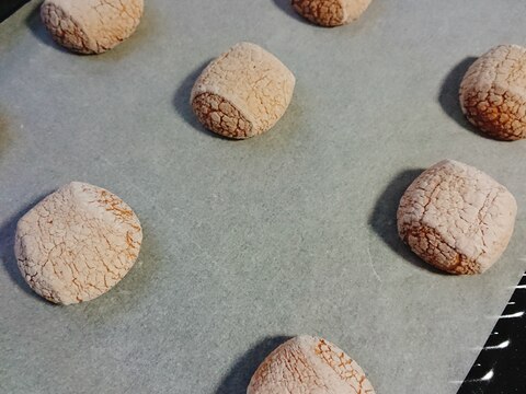 余ったマシュマロでマカロン風お菓子